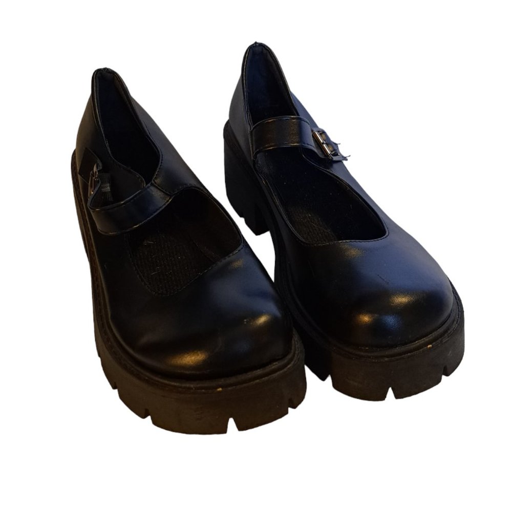 Black Mary Janes size 8